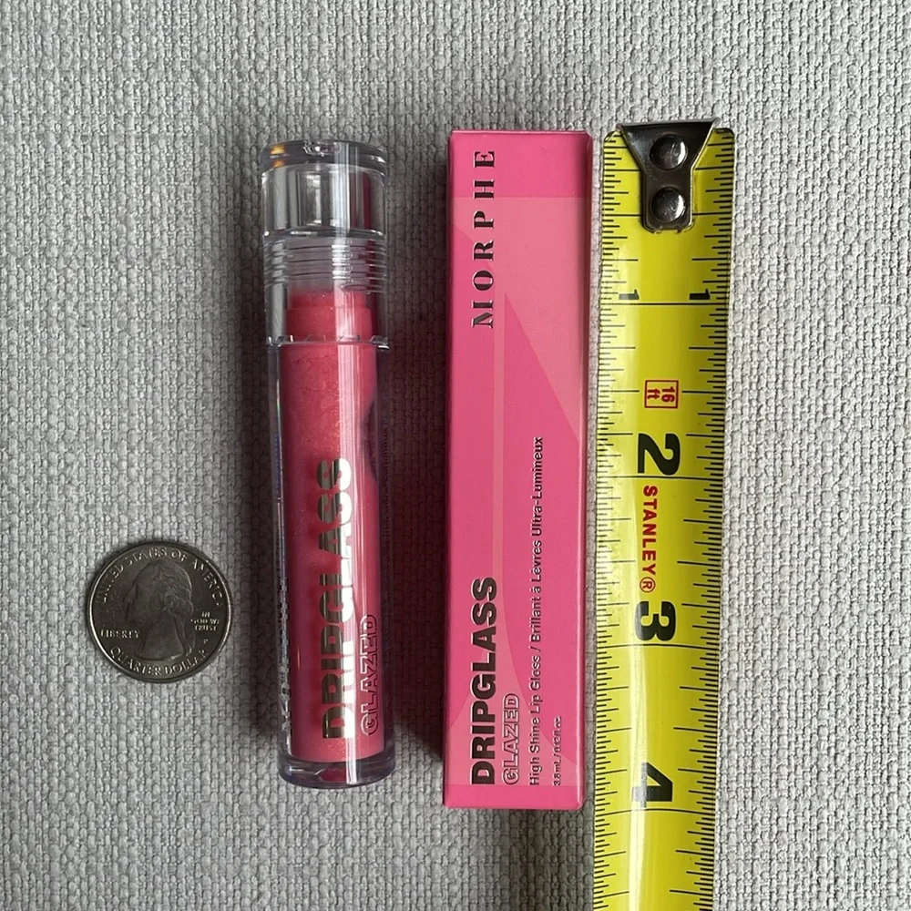 Morphe DRIPGLASS GLAZED high shine lip gloss - pink mirror